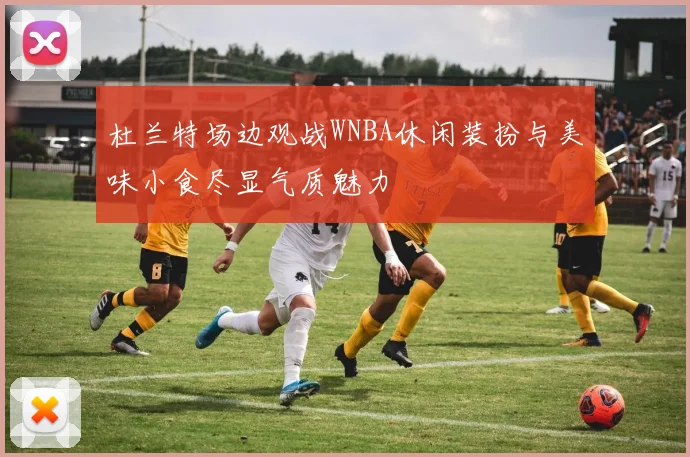 杜兰特场边观战WNBA休闲装扮与美味小食尽显气质魅力