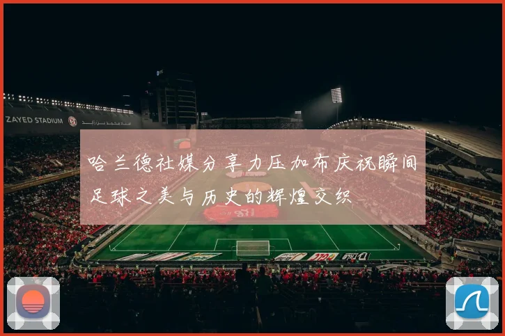 哈兰德社媒分享力压加布庆祝瞬间足球之美与历史的辉煌交织